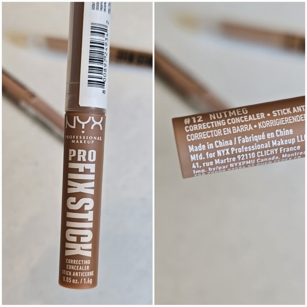 ⚠️SOLD⚠️ NWT Sealed. NYX Pro Fix Stick Correcting Concealer #12 Nutmeg